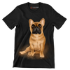 Fawn_French_Bulldog - Dog Themed T-Shirt-Black-S-Custom One Express