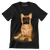 Fawn_French_Bulldog - Dog Themed T-Shirt-Black-S-Custom One Express