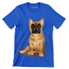 Fawn_French_Bulldog - Dog Themed T-Shirt-Blue-S-Custom One Express