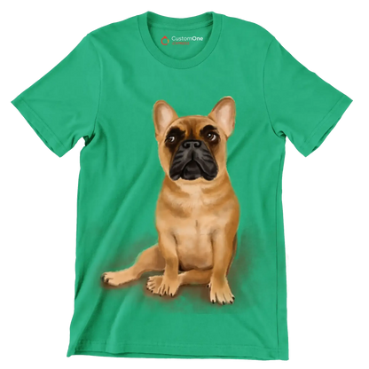 Fawn_French_Bulldog - Dog Themed T-Shirt-Black-S-Custom One Express