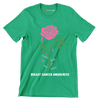 Fearless Faith Hope Believe Breast Cancer Awareness - Breast Cancer Awareness T-Shirt-Green-S-Custom One Express