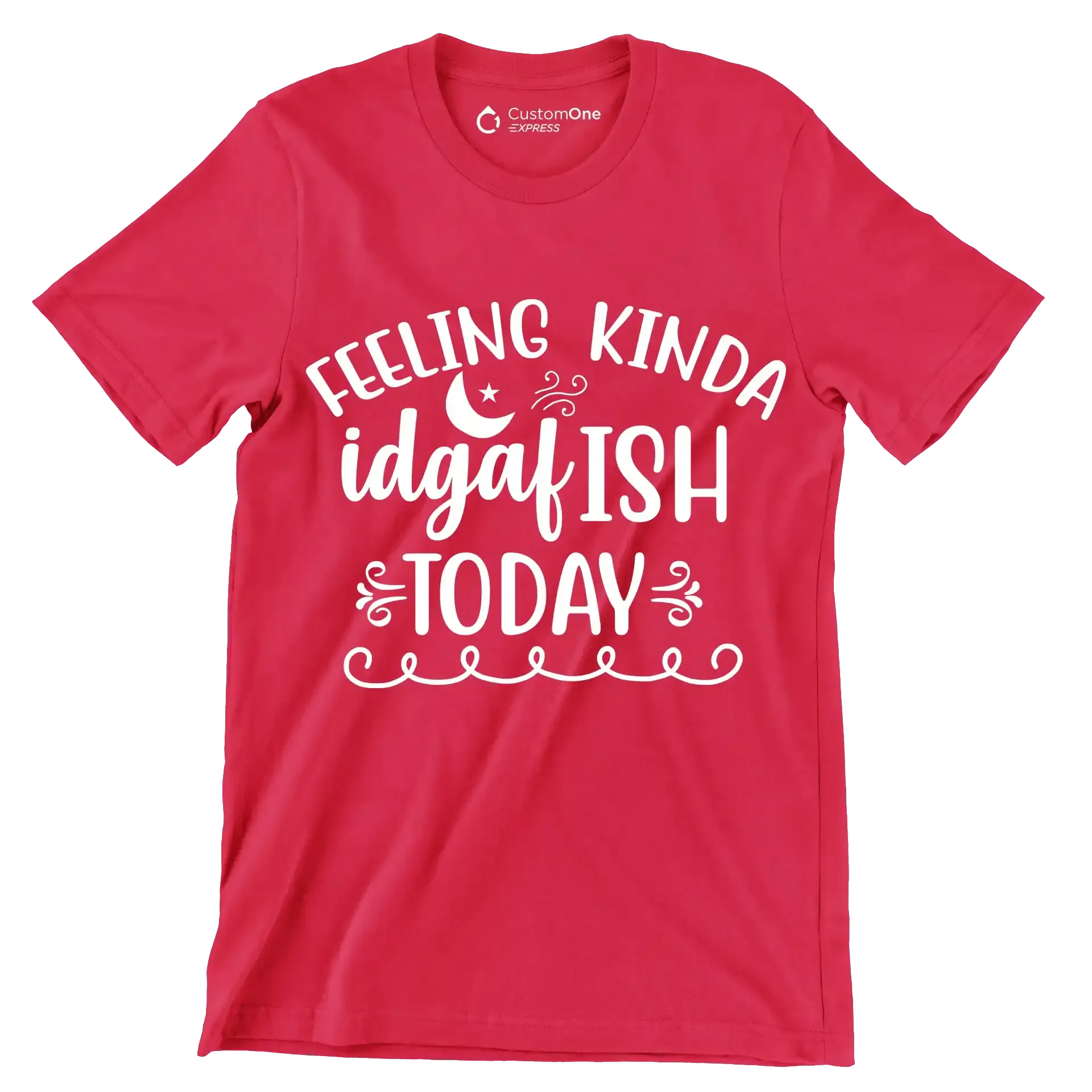 Feeling kinda idgafish today - Sarcasm Themed T-Shirt-Red-S-Custom One Express
