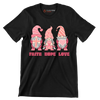 Fight Hope Love - Breast Cancer Awareness T-Shirt-Black-S-Custom One Express