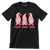 Fight Hope Love - Breast Cancer Awareness T-Shirt-Black-S-Custom One Express