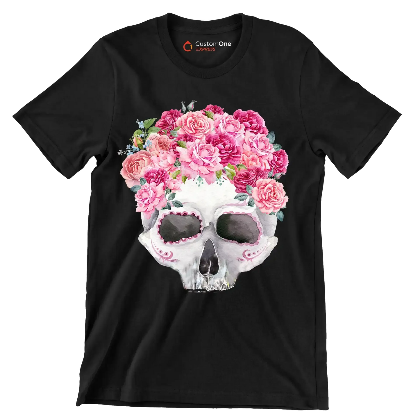 Fight Like A Girl Breast - Breast Cancer Awareness T-Shirt-Black-S-Custom One Express