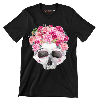 Fight Like A Girl Breast - Breast Cancer Awareness T-Shirt-Black-S-Custom One Express