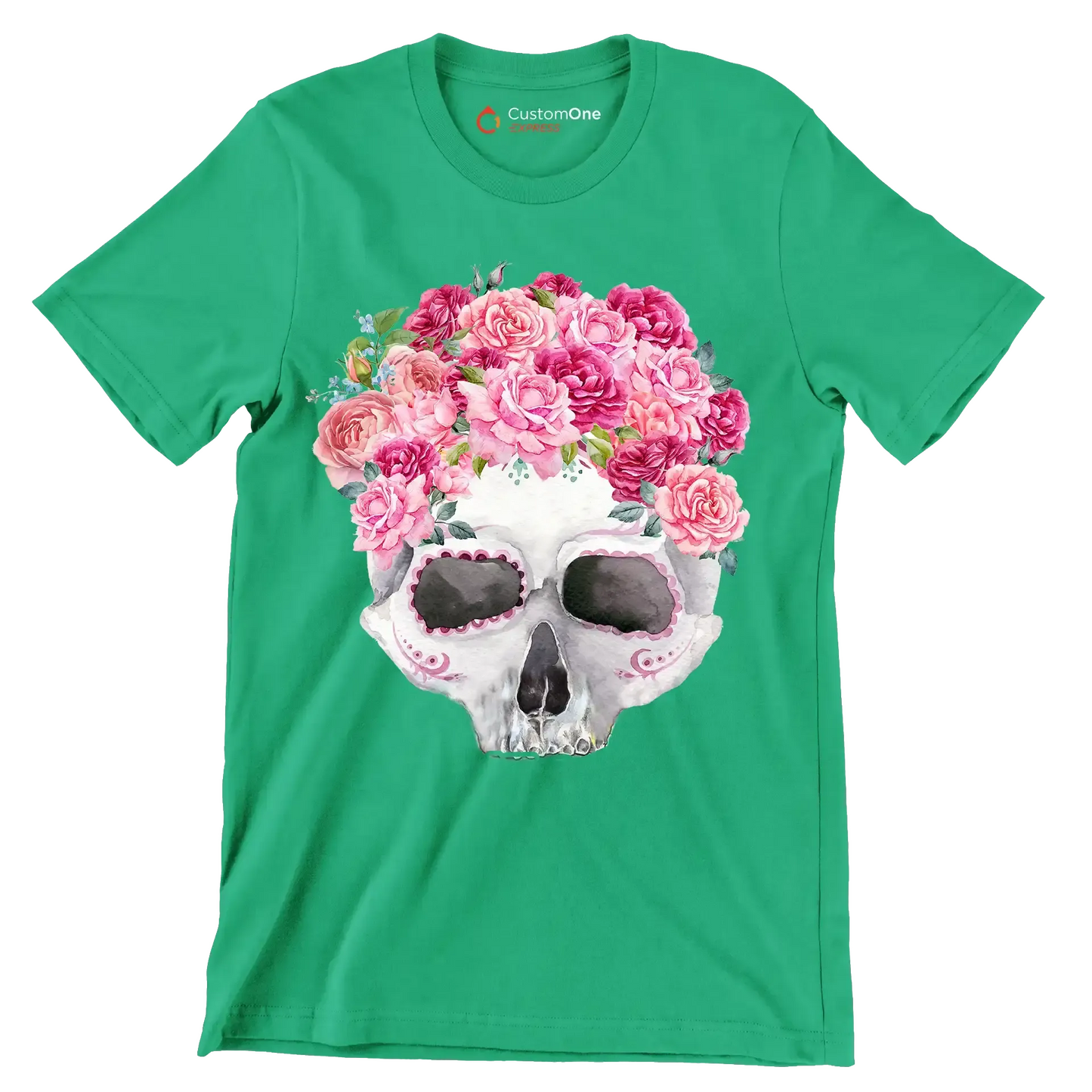 Fight Like A Girl Breast - Breast Cancer Awareness T-Shirt-Green-S-Custom One Express