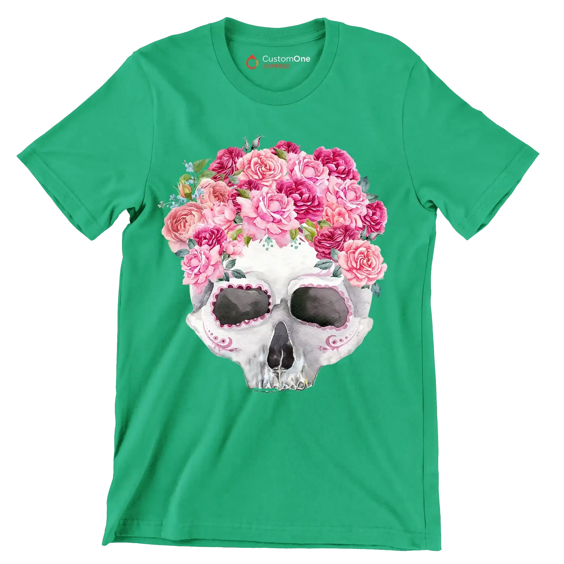 Fight Like A Girl Breast - Breast Cancer Awareness T-Shirt-Green-S-Custom One Express