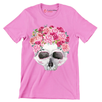 Fight Like A Girl Breast - Breast Cancer Awareness T-Shirt-Pink-S-Custom One Express
