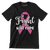 Fight Win Cure - Breast Cancer Awareness T-Shirt-Black-S-Custom One Express