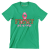 Fight for a cure - Breast Cancer Awareness T-Shirt-Green-S-Custom One Express