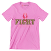 Fight for a cure - Breast Cancer Awareness T-Shirt-Pink-S-Custom One Express