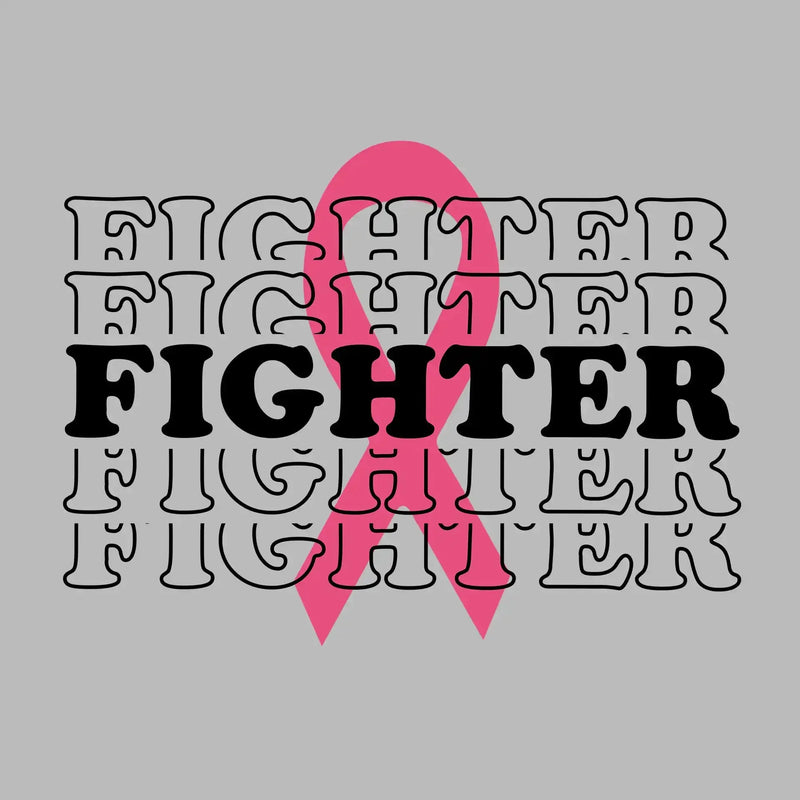 Fighter - Breast Cancer Awareness T-Shirt-Green-S-Custom One Express