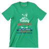 Fishing grandpa just like a normal grandpa except way cooler - Father’s Day T-Shirt-Green-S-Custom One Express