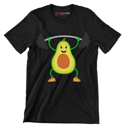 Fitcado - Vegan Themed T-Shirt-Black-S-Custom One Express