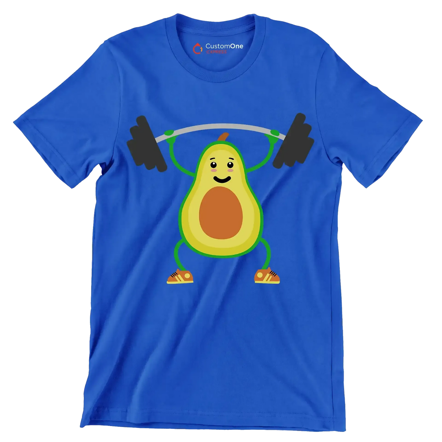 Fitcado - Vegan Themed T-Shirt-Blue-S-Custom One Express