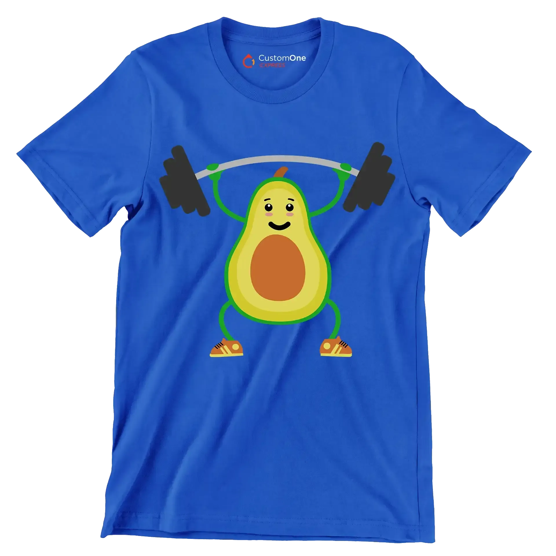 Fitcado - Vegan Themed T-Shirt-Blue-S-Custom One Express