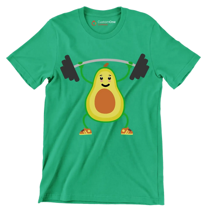 Fitcado - Vegan Themed T-Shirt-Green-S-Custom One Express
