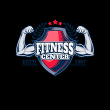 Fitness Center Estd. 1987 - Gym Themed T-Shirt-Black-S-Custom One Express
