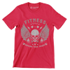 Fitness Improve Your Power - Gym Themed T-Shirt-Red-S-Custom One Express
