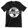 For a better Vegan world - Vegan Themed T-Shirt-Black-S-Custom One Express