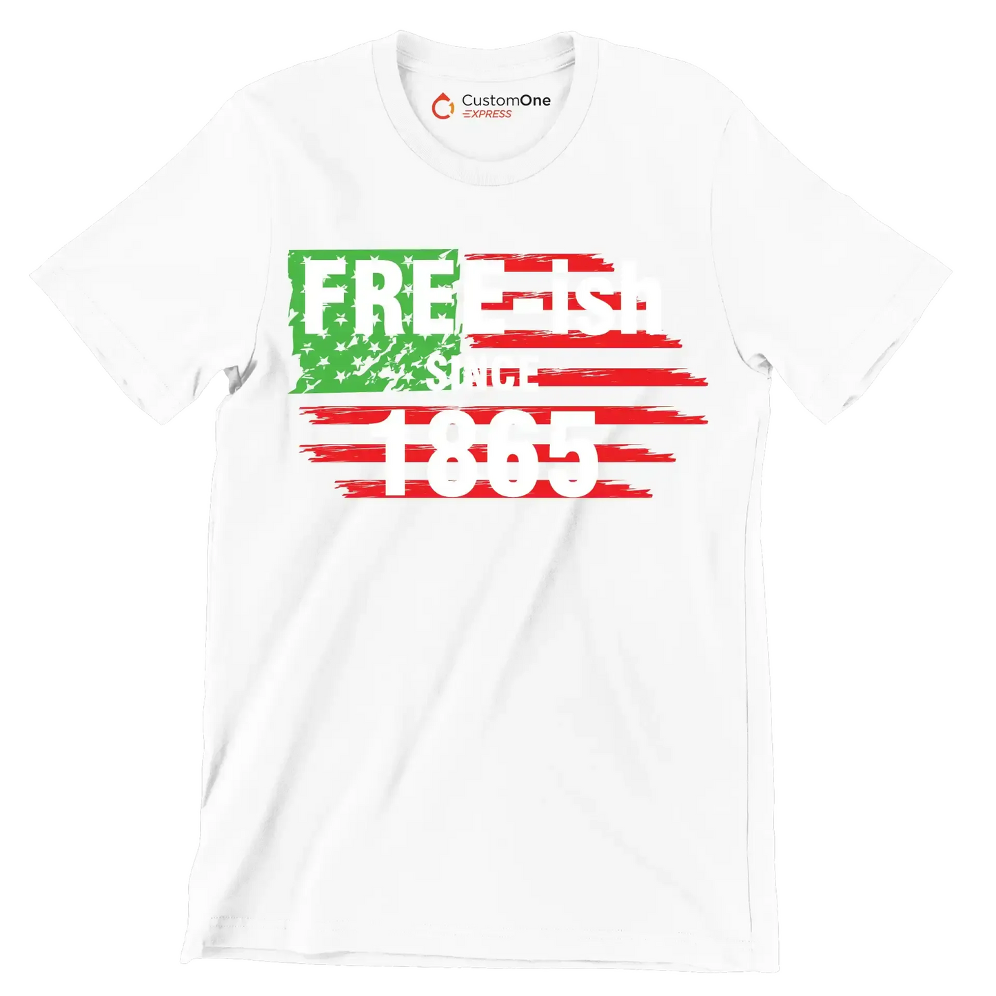 Free - ish since 1865 - Martin Luther King T-Shirt-White-S-Custom One Express