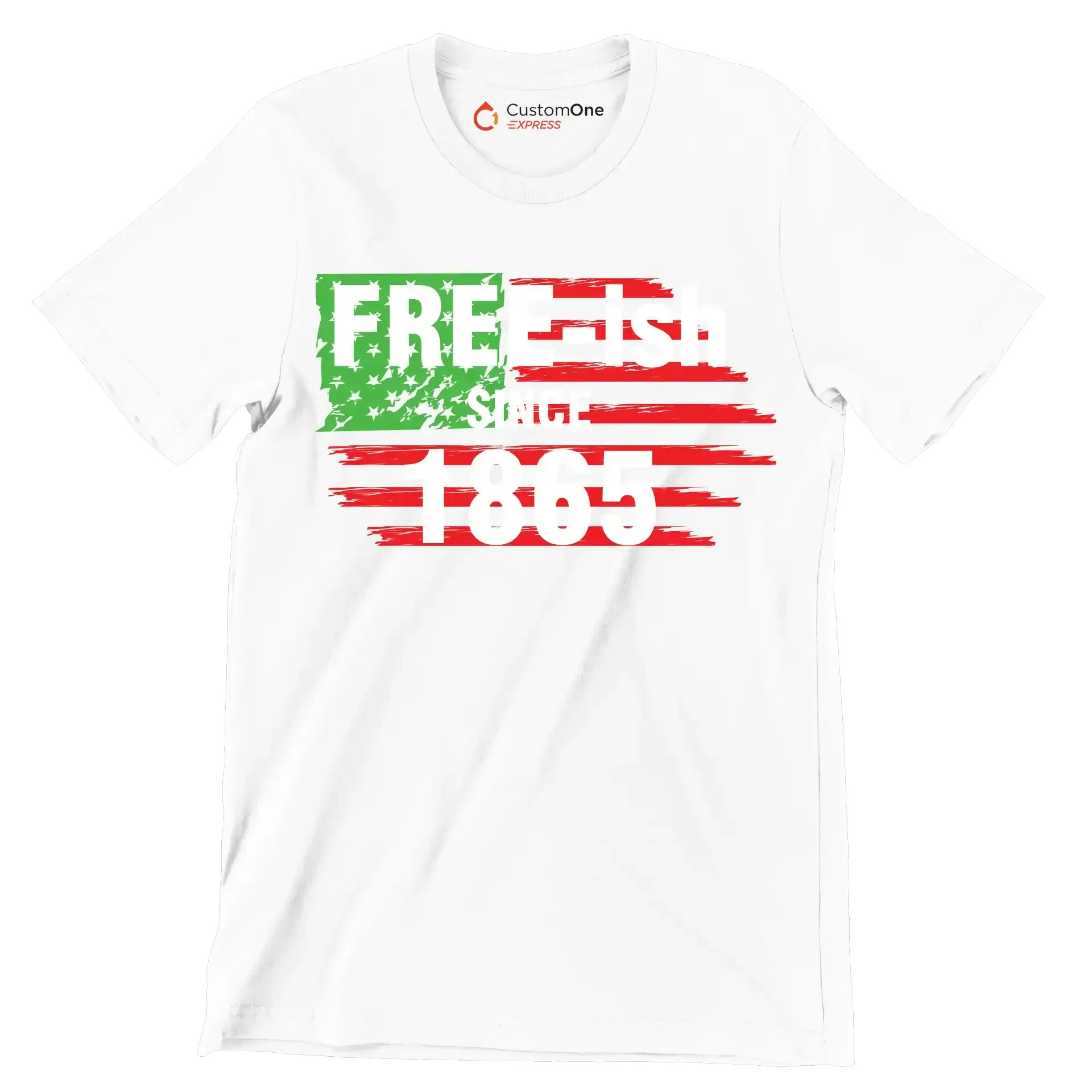 Free - ish since 1865 - Martin Luther King T-Shirt-White-S-Custom One Express