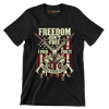Freedom isn't free I paid for it united states veteran - Veterans Themed T-Shirt-Black-S-Custom One Express