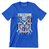 Freedom isn't free i paid for it united states veteran - Veterans Themed T-Shirt-Blue-S-Custom One Express