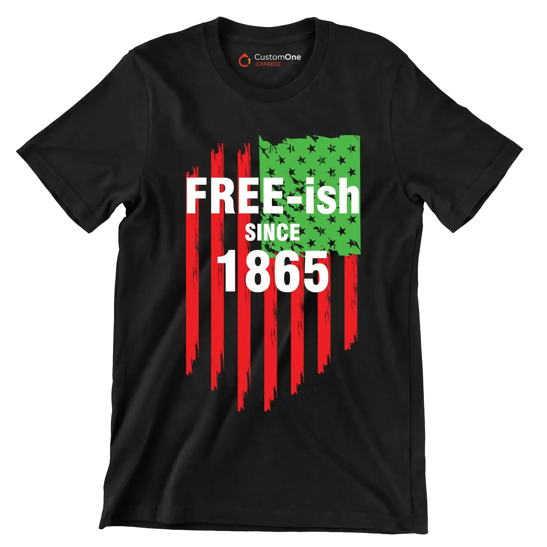 Freeish Since 1865 - Martin Luther King T-Shirt-Black-S-Custom One Express