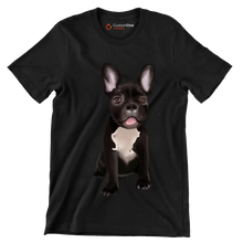 French_Bulldog - Dog Themed T-Shirt-Black-S-Custom One Express