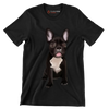 French_Bulldog - Dog Themed T-Shirt-Black-S-Custom One Express