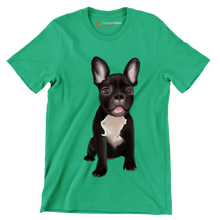 French_Bulldog - Dog Themed T-Shirt-Green-S-Custom One Express
