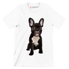 French_Bulldog - Dog Themed T-Shirt-White-S-Custom One Express