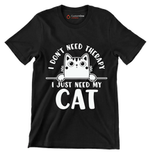Funny Cats and Computers Halloween - Cat Themed T-Shirt-Black-S-Custom One Express