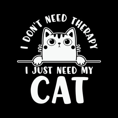 Funny Cats and Computers Halloween - Cat Themed T-Shirt-Black-S-Custom One Express
