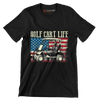 GOLF CART LIFE - Golf Themed T-Shirt-Black-S-Custom One Express