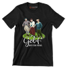 GOLF WITH YOUR FRIENDS - Golf Themed T-Shirt-Black-S-Custom One Express