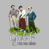 GOLF WITH YOUR FRIENDS - Golf Themed T-Shirt-Black-S-Custom One Express