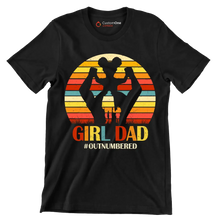 Girl Dad - Father’s Day T-Shirt-Black-S-Custom One Express