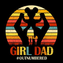 Girl Dad - Father’s Day T-Shirt-Black-S-Custom One Express