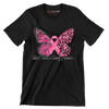 Girl Freaking Power - Breast Cancer Awareness T-Shirt-Black-S-Custom One Express