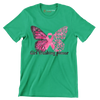 Girl Freaking Power - Breast Cancer Awareness T-Shirt-Green-S-Custom One Express