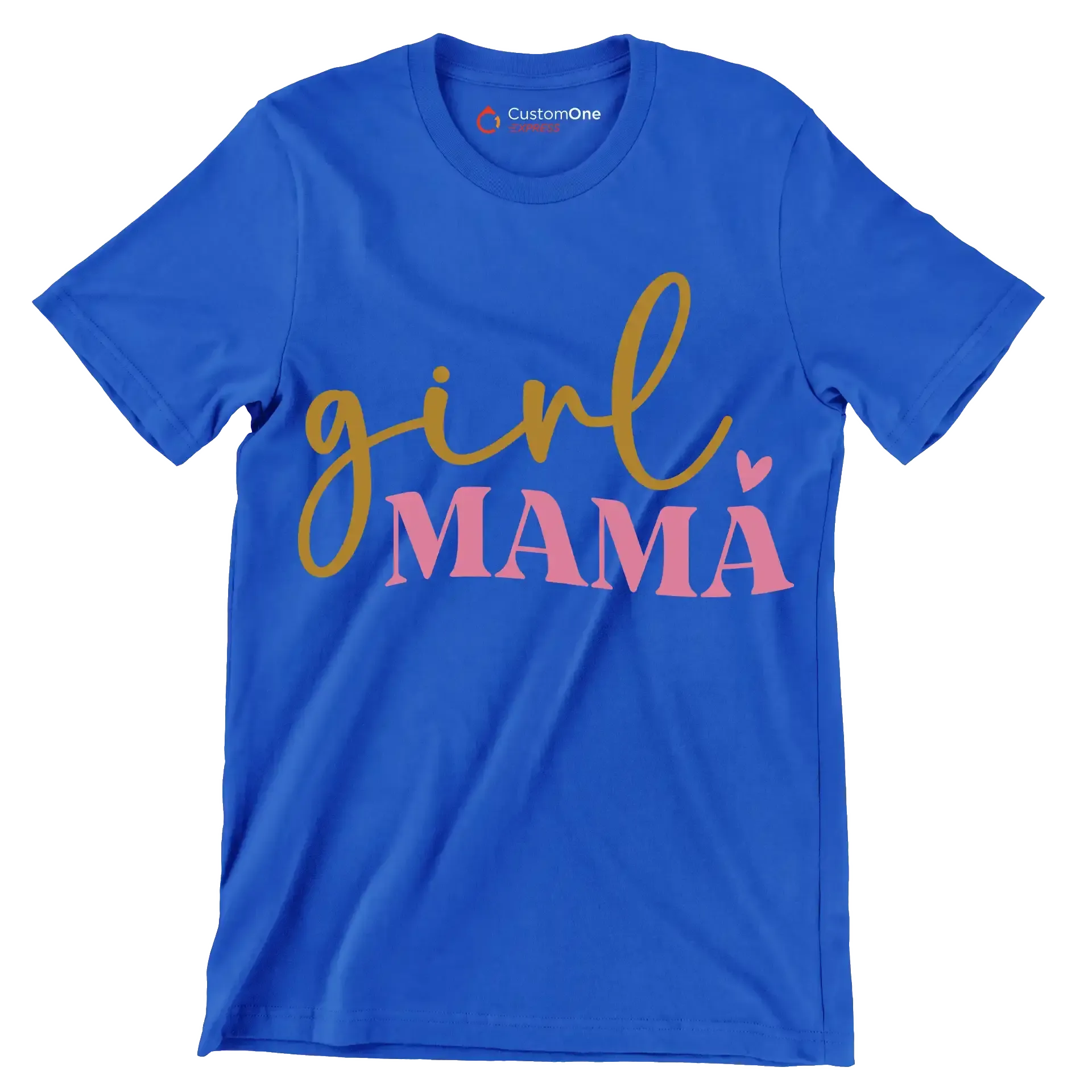 Girl Mama - Mother’s Day T-Shirt-Blue-S-Custom One Express