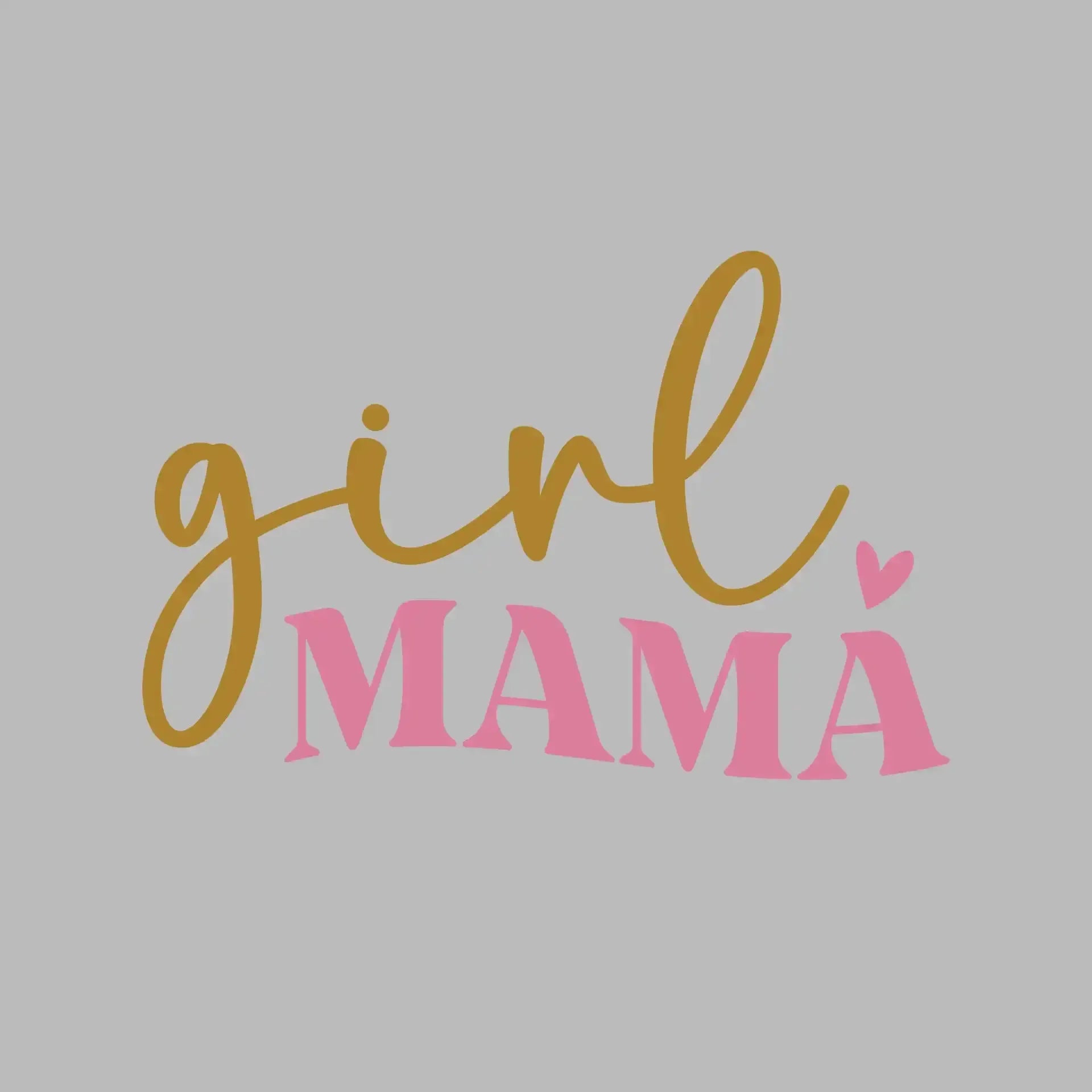 Girl Mama - Mother’s Day T-Shirt-Black-S-Custom One Express