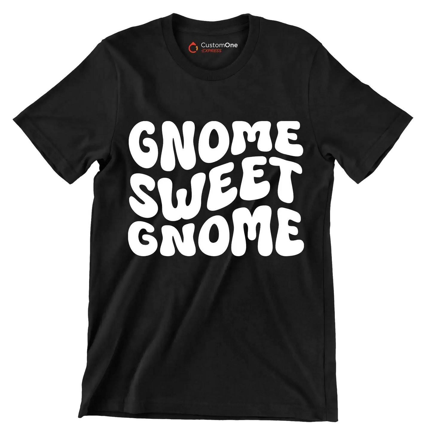 Gnome Sweet Gnome Gnome Sweet Gnome - St. Patrick's Day T-Shirt-Black-S-Custom One Express