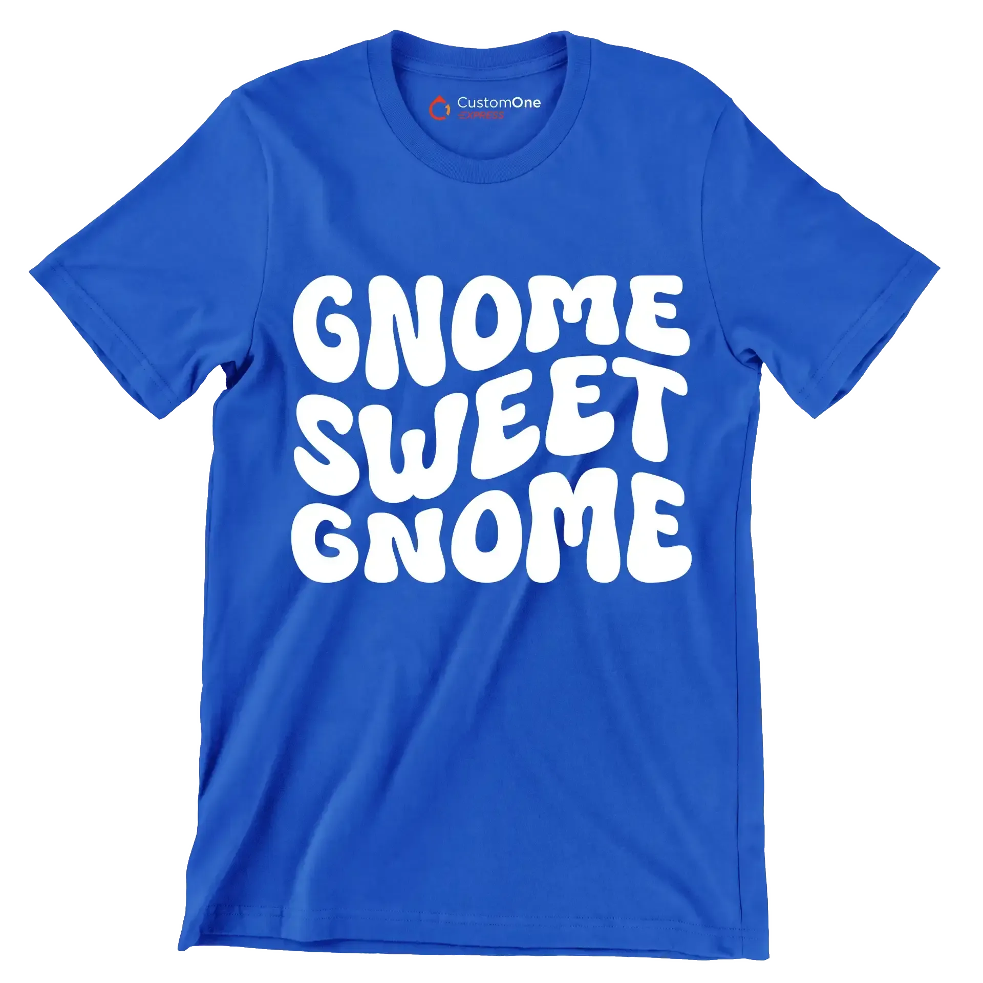Gnome Sweet Gnome Gnome Sweet Gnome - St. Patrick's Day T-Shirt-Blue-S-Custom One Express