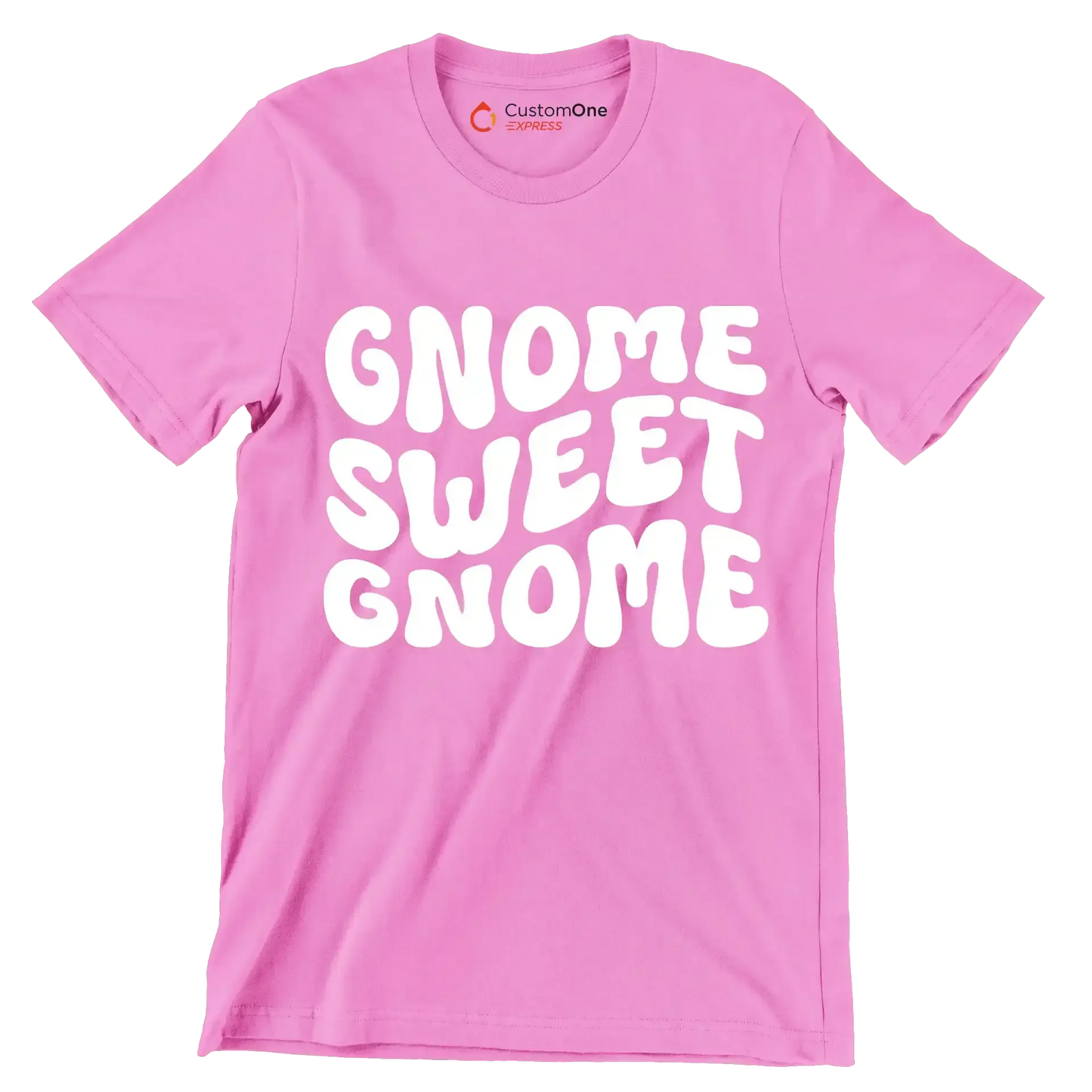 Gnome Sweet Gnome Gnome Sweet Gnome - St. Patrick's Day T-Shirt-Pink-S-Custom One Express