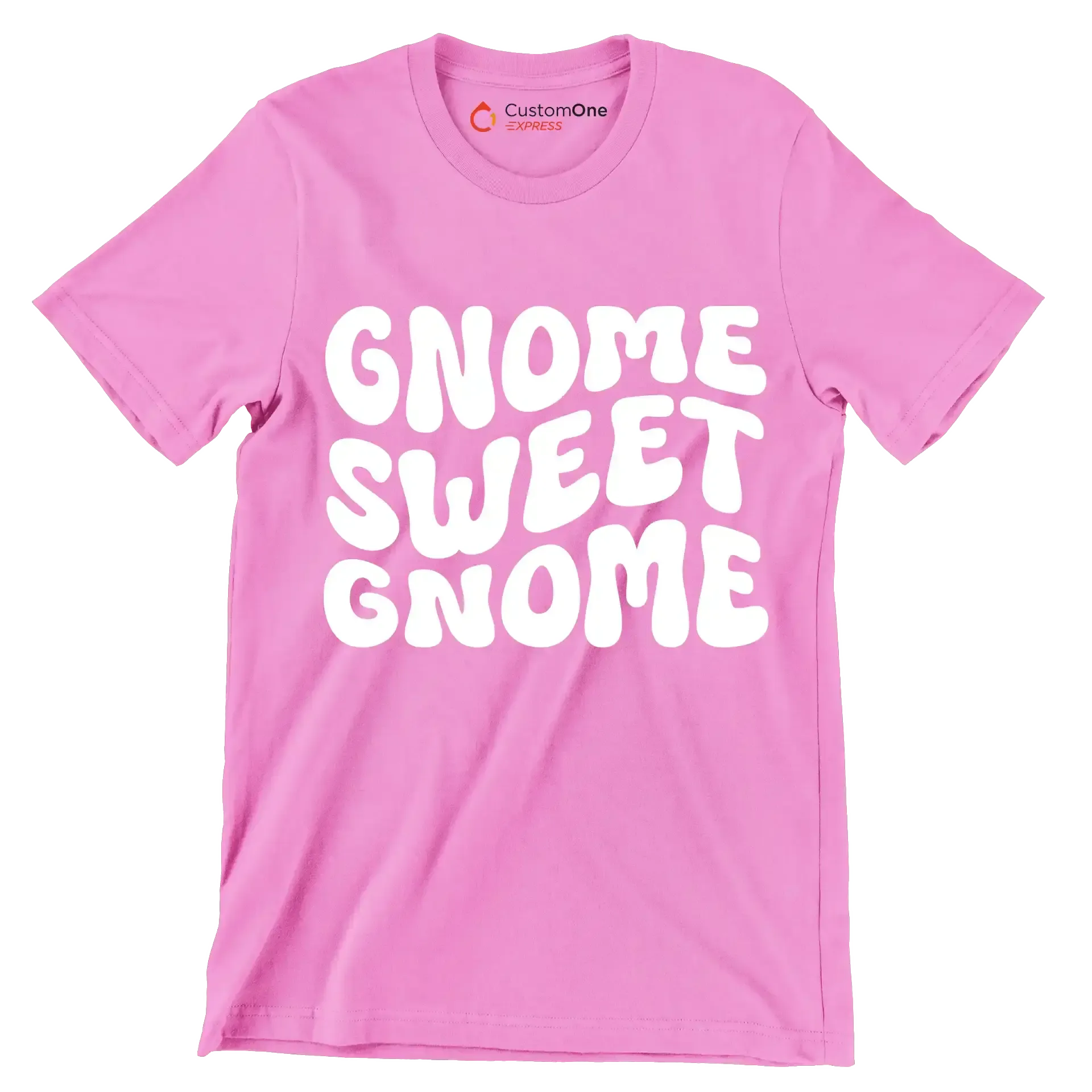 Gnome Sweet Gnome Gnome Sweet Gnome - St. Patrick's Day T-Shirt-Pink-S-Custom One Express