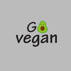 Go Vegan - Vegan Themed T-Shirt-Blue-S-Custom One Express